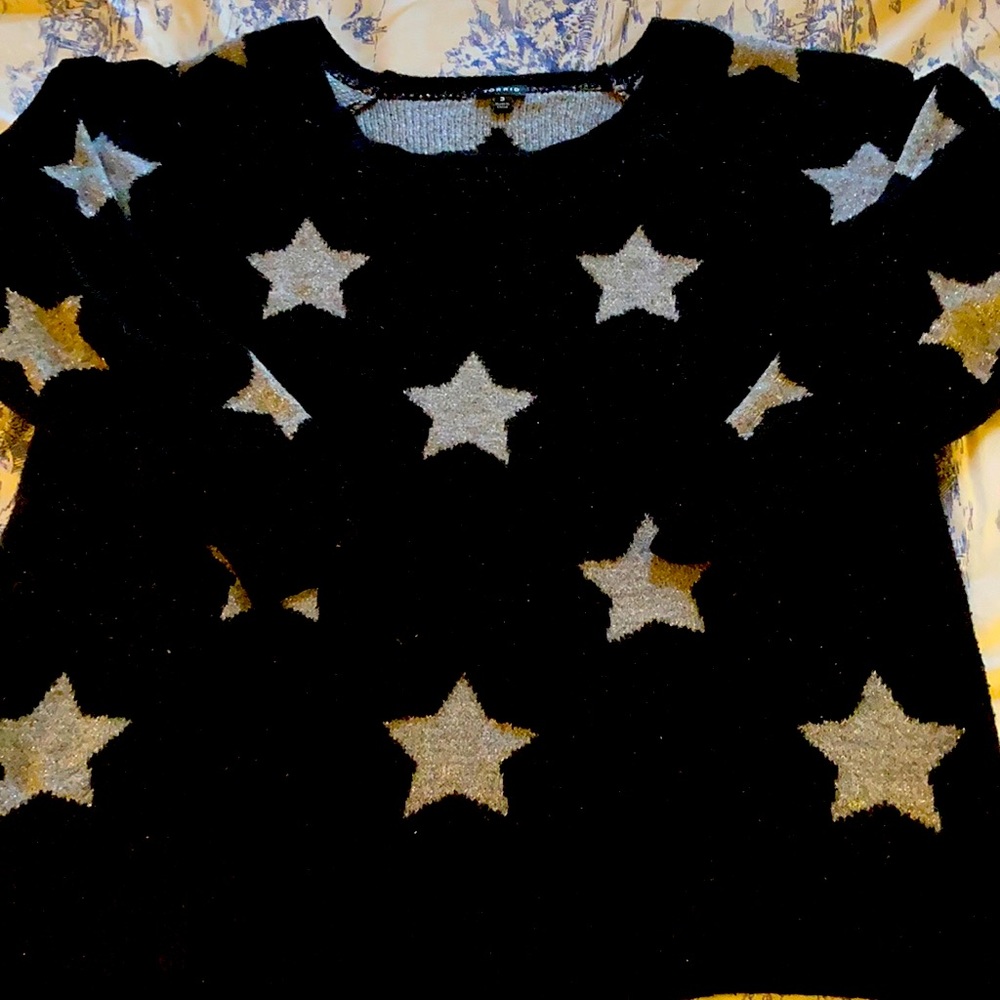 Torrid black with stars sweater